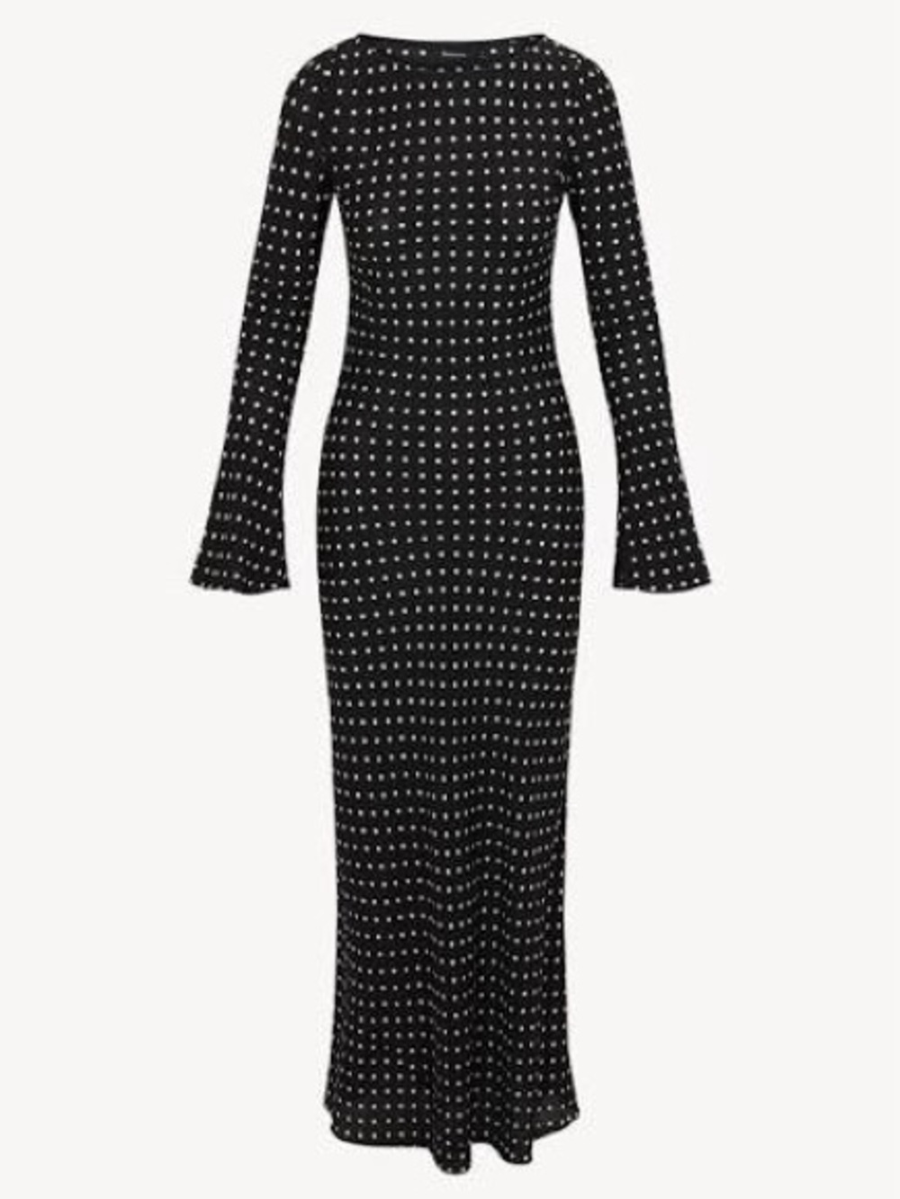 Realisation Par Black and White Polka Dot Maxi Dress